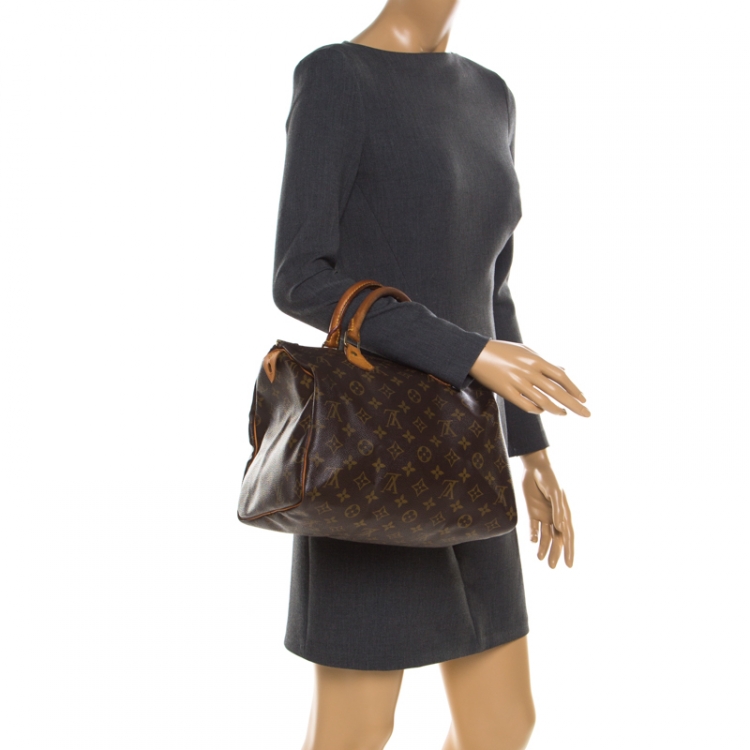 مملوكة مسبقًا Louis Vuitton Monogram Canvas and Leather Speedy 30 Bag