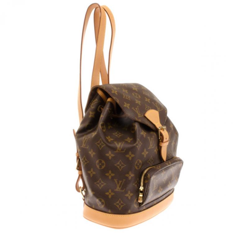 Pre Owned Louis Vuitton Monogram Canvas Montsouris MM Backpack Bag