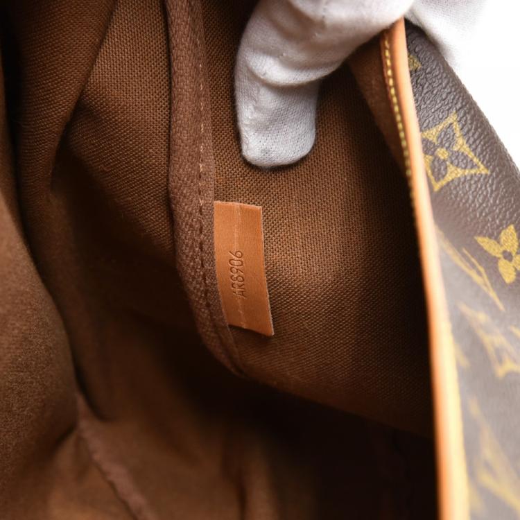 Pre Owned Louis Vuitton Monogram Canvas Saumur 43 Bag