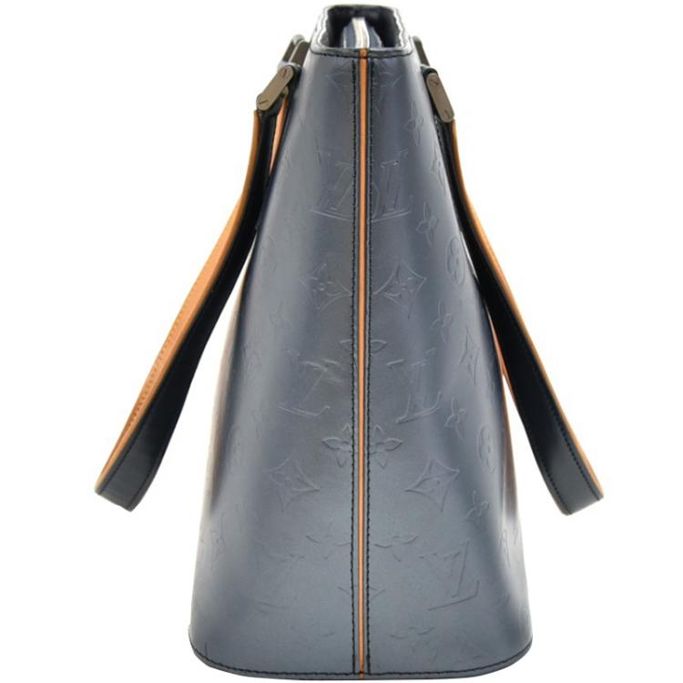 Black Louis Vuitton Monogram Mat Stockton Tote Bag