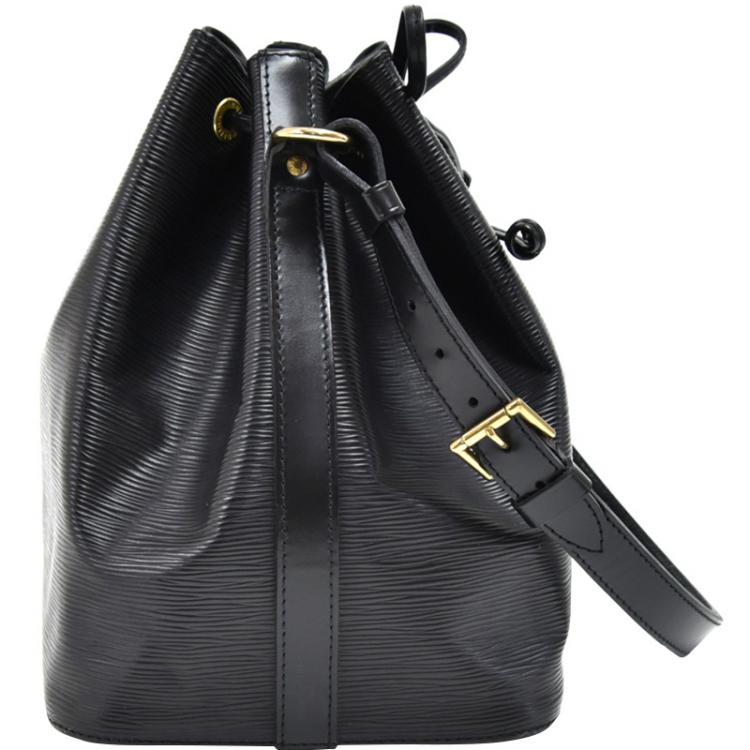 Pre Owned Louis Vuitton Noir Epi Leather Noe Bag