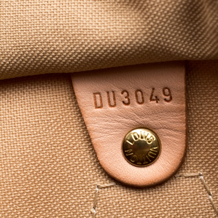 مملوكة مسبقًا Louis Vuitton Damier Azur Canvas Speedy 30 Bag