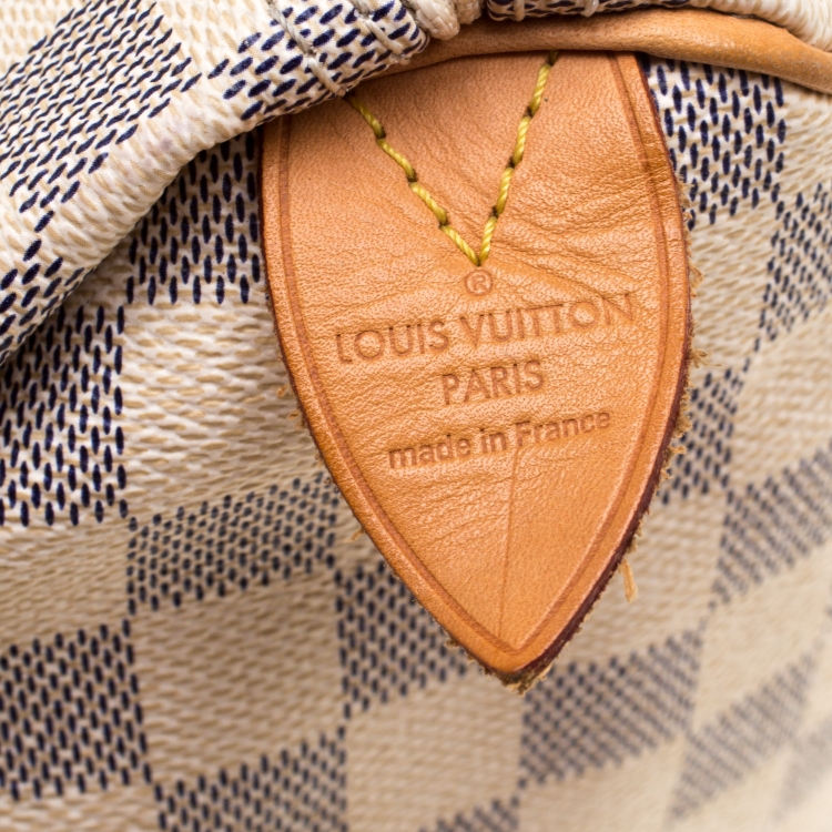 مملوكة مسبقًا Louis Vuitton Damier Azur Canvas Speedy 30 Bag