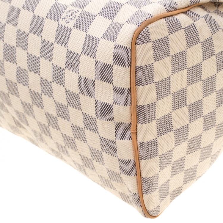 مملوكة مسبقًا Louis Vuitton Damier Azur Canvas Speedy 30 Bag