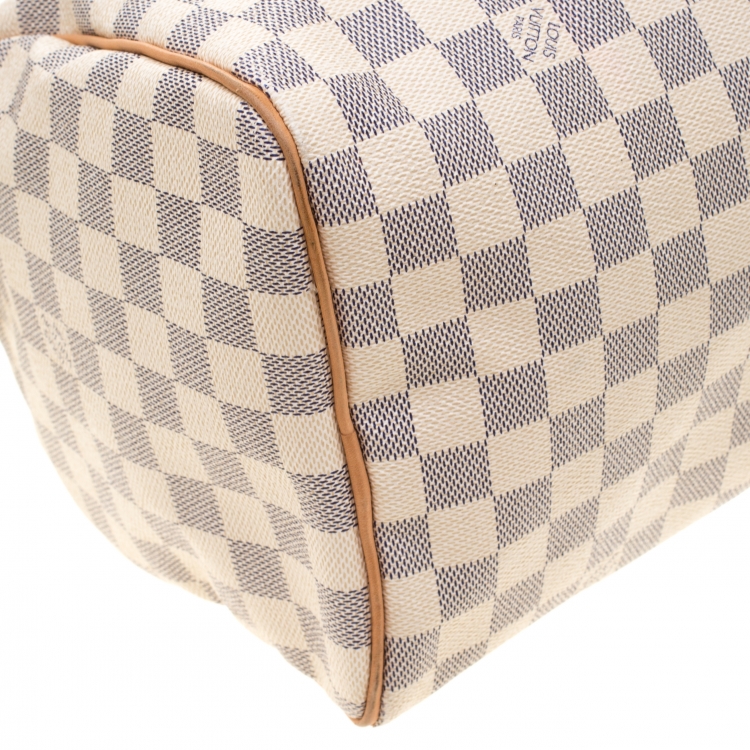 مملوكة مسبقًا Louis Vuitton Damier Azur Canvas Speedy 30 Bag