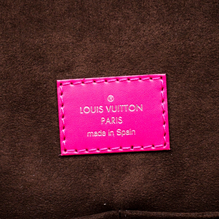 Pre Owned Louis Vuitton Pivoine Epi Leather Cluny MM Bag