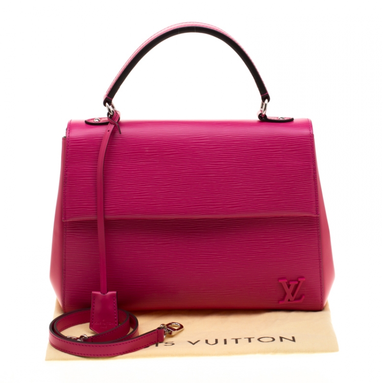 Pre Owned Louis Vuitton Pivoine Epi Leather Cluny MM Bag