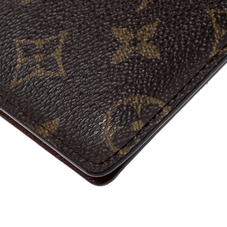 Pre Owned Louis Vuitton Monogram Canvas Bifold Pass Card Case