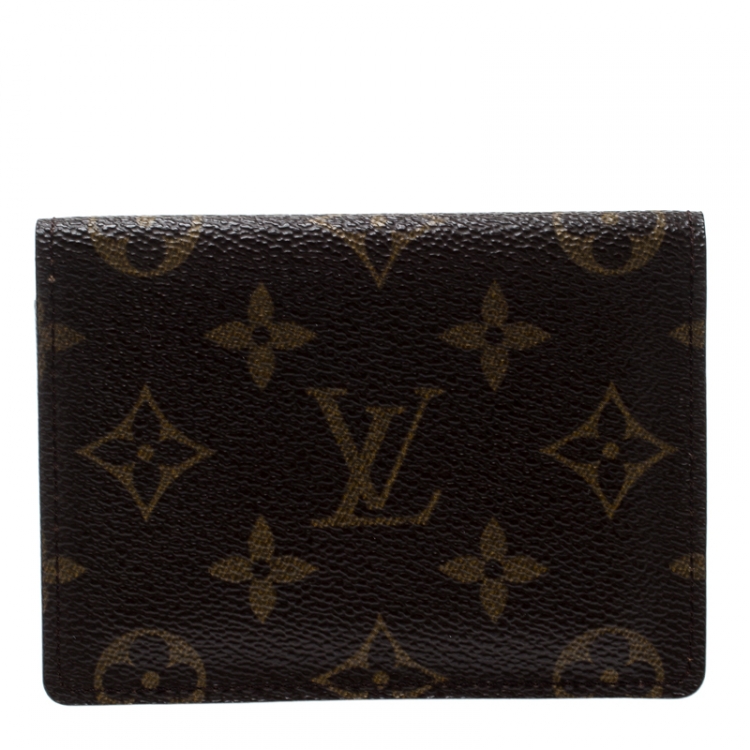 Louis Vuitton Monogram Canvas Bifold Pass Card Case Louis Vuitton