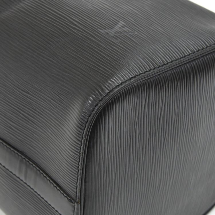 Pre Owned Louis Vuitton Noir Epi Leather Speedy 30 Bag