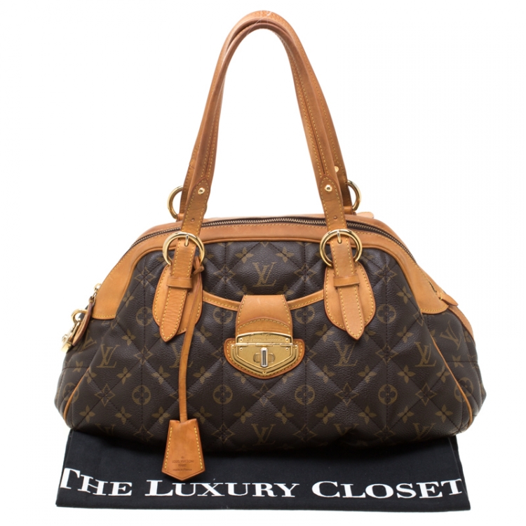 Pre Owned Louis Vuitton Monogram Canvas Etoile Bowling Bag