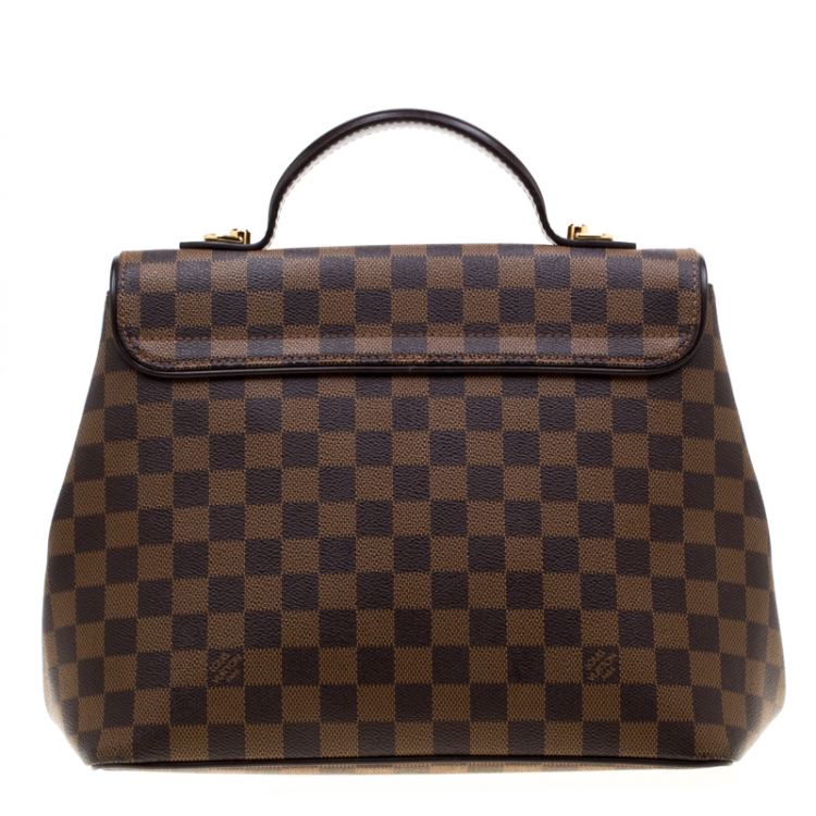 Pre Owned Louis Vuitton Damier Ebene Canvas Bergamo MM Bag