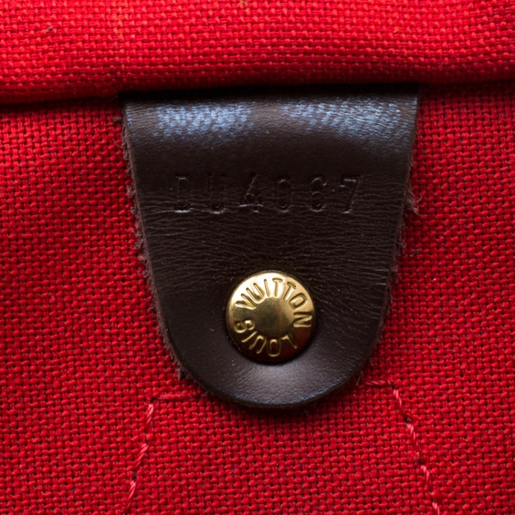 Pre Owned Louis Vuitton Damier Ebene Canvas Speedy 30