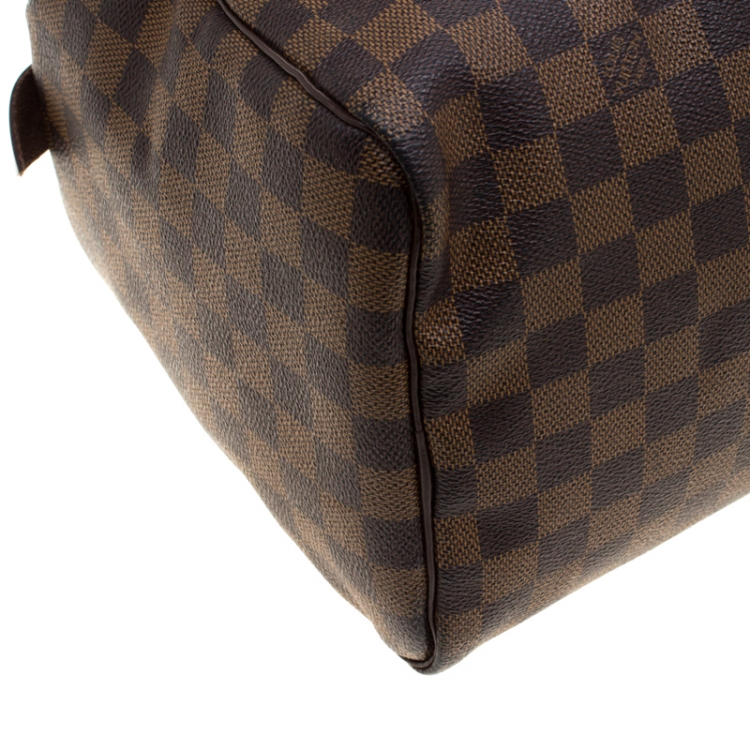Pre Owned Louis Vuitton Damier Ebene Canvas Speedy 30