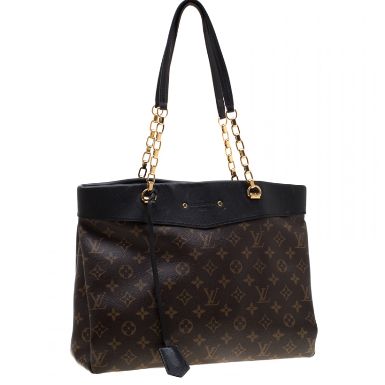 Pre Owned Louis Vuitton Monogram Canvas Pallas Shopper Tote 