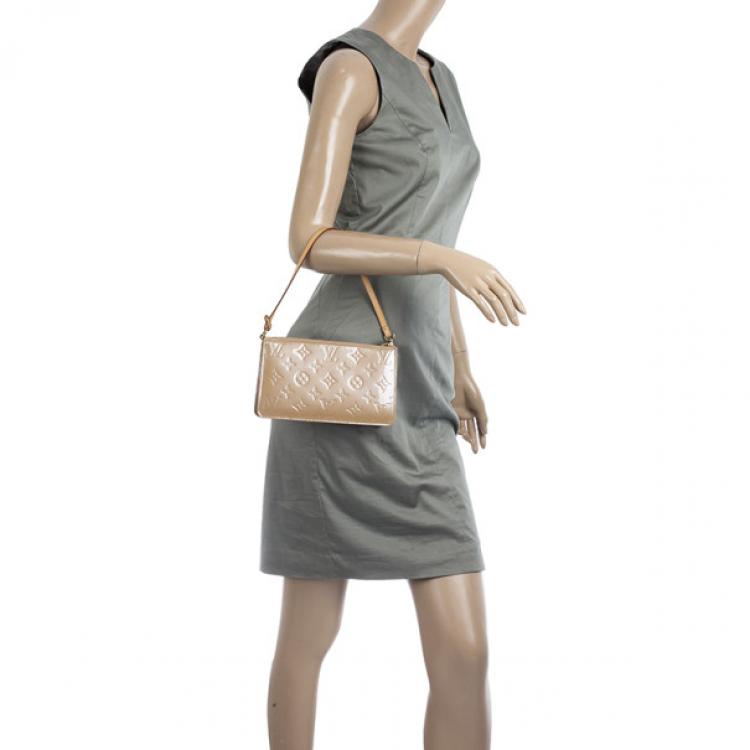 Louis Vuitton Beige Monogram Vernis Lexington Pochette Bag