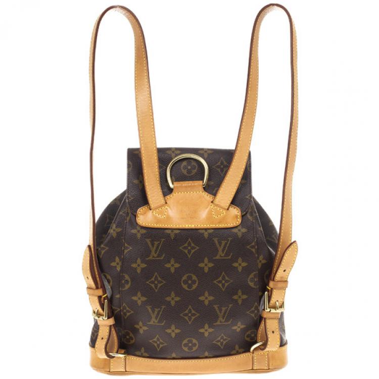 Pre Owned Louis Vuitton Monogram Canvas Montsouris MM Backpack Bag
