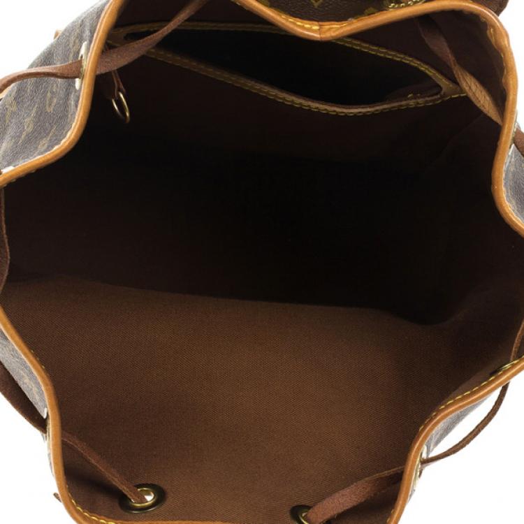 Pre Owned Louis Vuitton Monogram Canvas Montsouris MM Backpack Bag