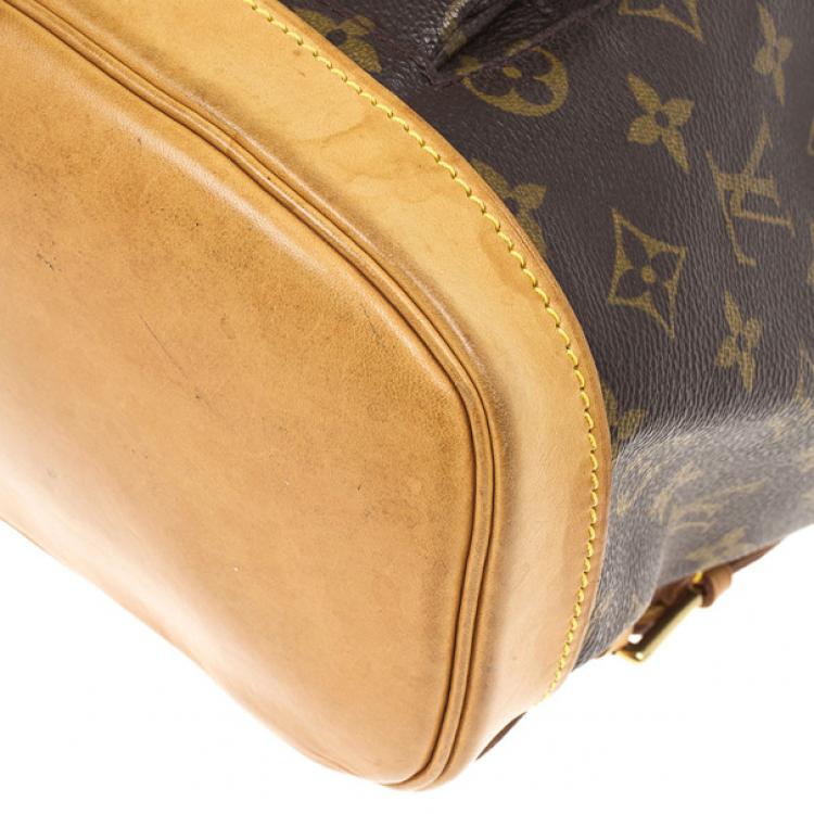 Pre Owned Louis Vuitton Monogram Canvas Montsouris MM Backpack Bag