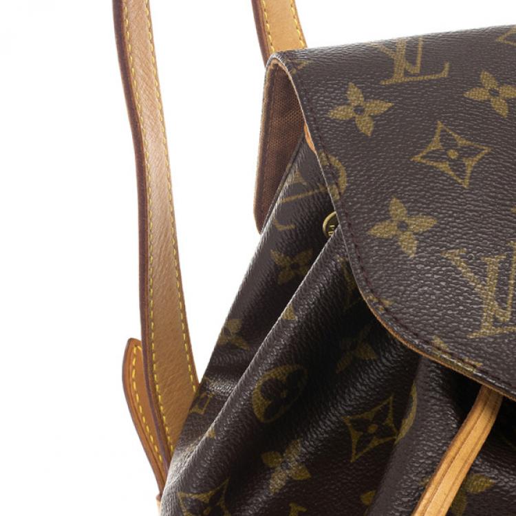 Pre Owned Louis Vuitton Monogram Canvas Montsouris MM Backpack Bag