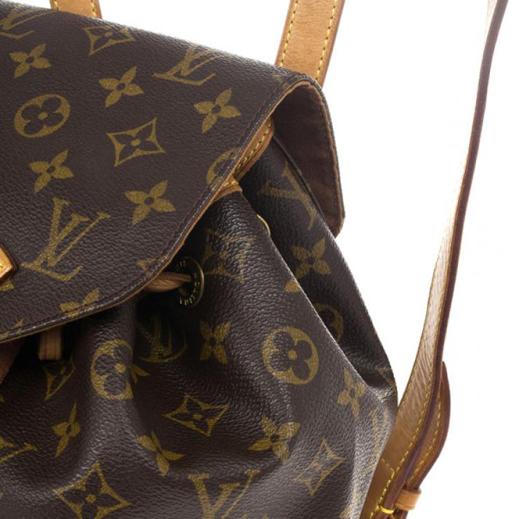 Pre Owned Louis Vuitton Monogram Canvas Montsouris MM Backpack Bag