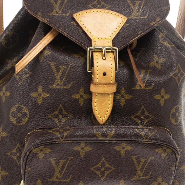 Pre Owned Louis Vuitton Monogram Canvas Montsouris MM Backpack Bag