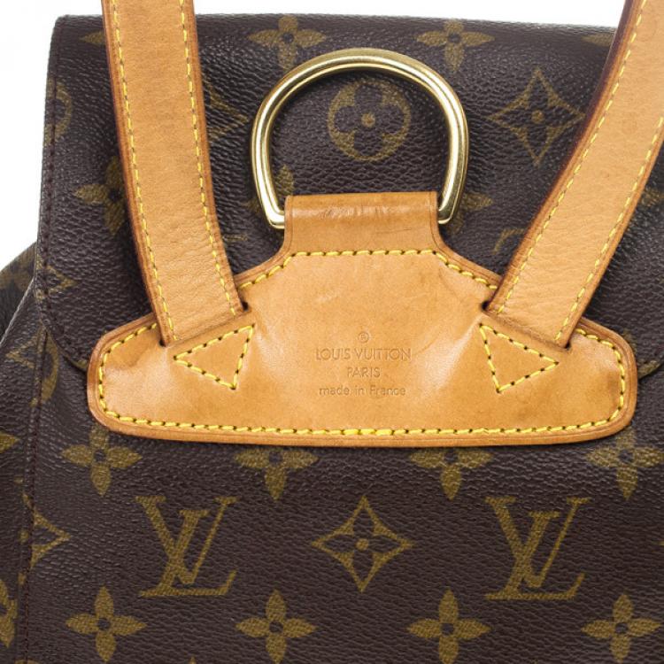 Pre Owned Louis Vuitton Monogram Canvas Montsouris MM Backpack Bag