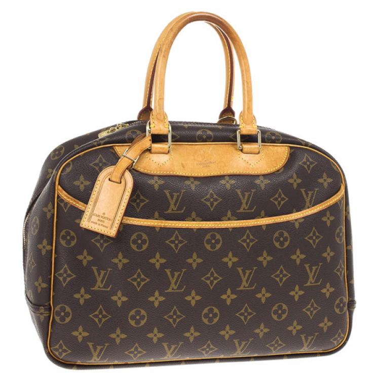 Pre Owned Louis Vuitton Monogram Deauville Boston Bag