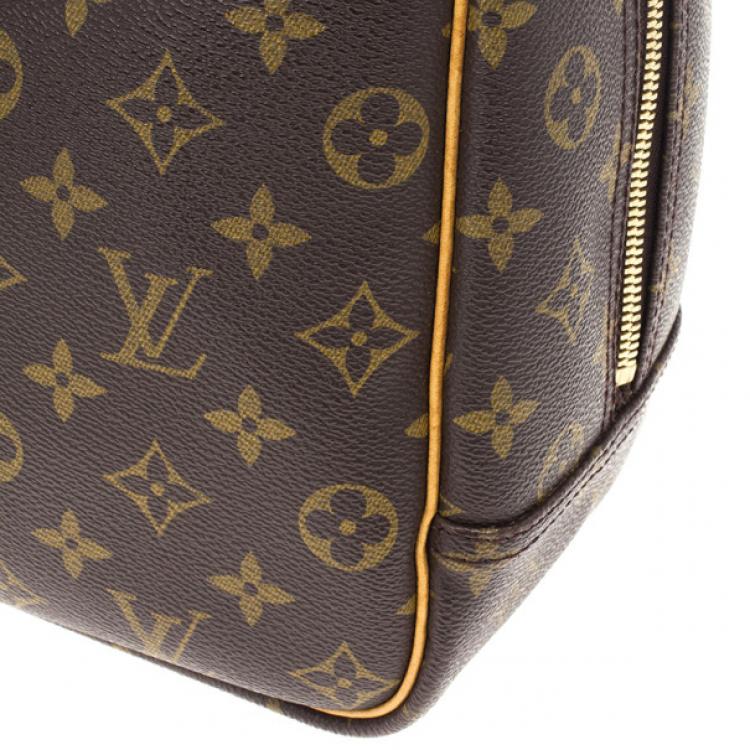 Pre Owned Louis Vuitton Monogram Deauville Boston Bag