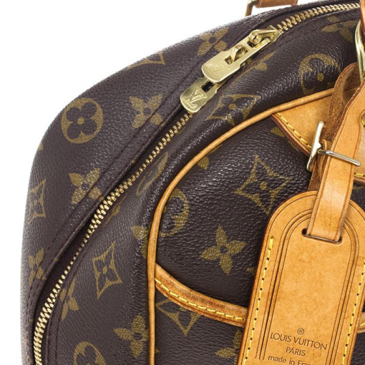 Pre Owned Louis Vuitton Monogram Deauville Boston Bag