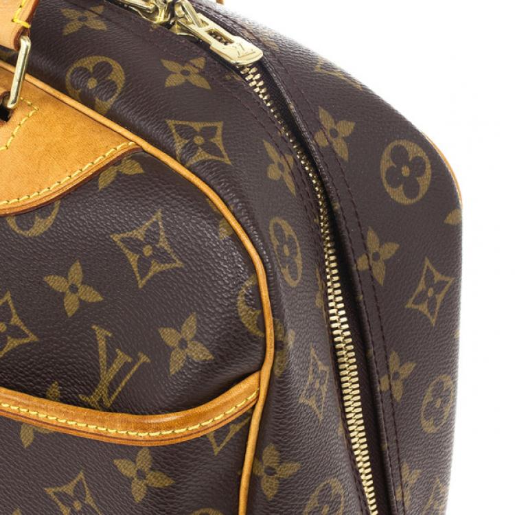 Pre Owned Louis Vuitton Monogram Deauville Boston Bag