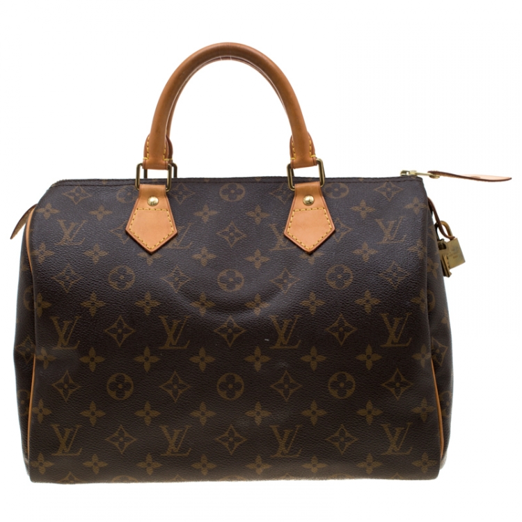 Pre Owned Louis Vuitton Monogram Canvas Speedy 30 