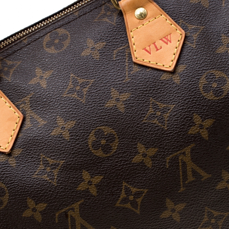 Pre Owned Louis Vuitton Monogram Canvas Speedy 30 