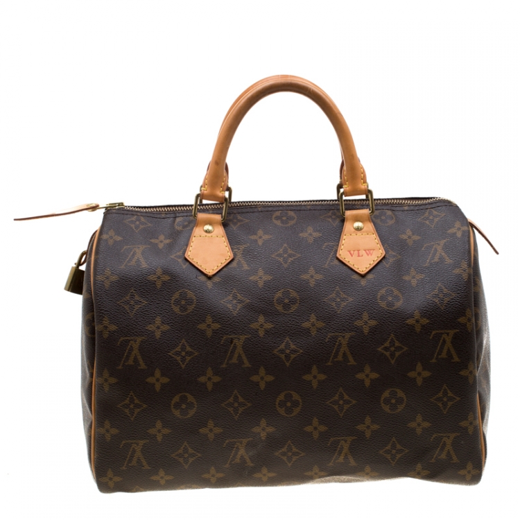 Pre Owned Louis Vuitton Monogram Canvas Speedy 30 