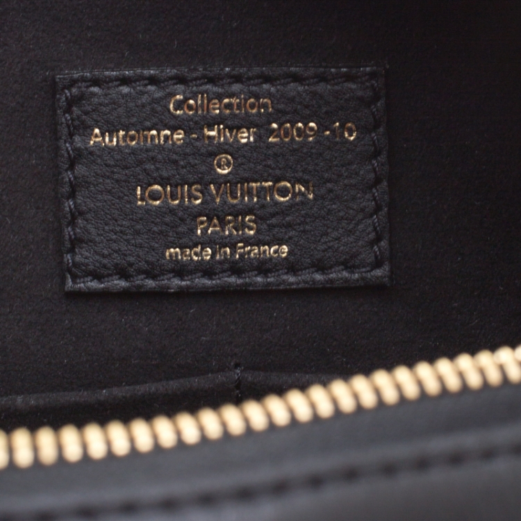 Pre Owned Louis Vuitton Black/Gold Monogram Canvas Limited Edition Eclipse Speedy 28