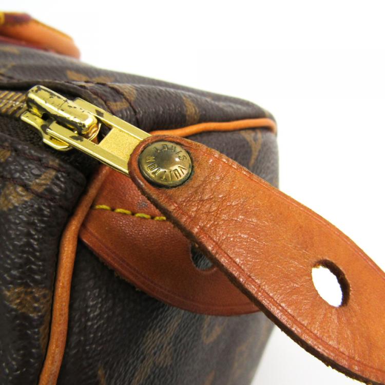 Pre Owned Louis Vuitton Monogram Canvas Speedy 35 Bag