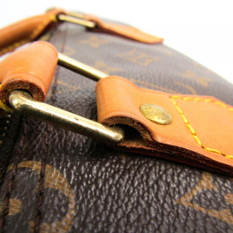 Pre Owned Louis Vuitton Monogram Canvas Speedy 35 Bag