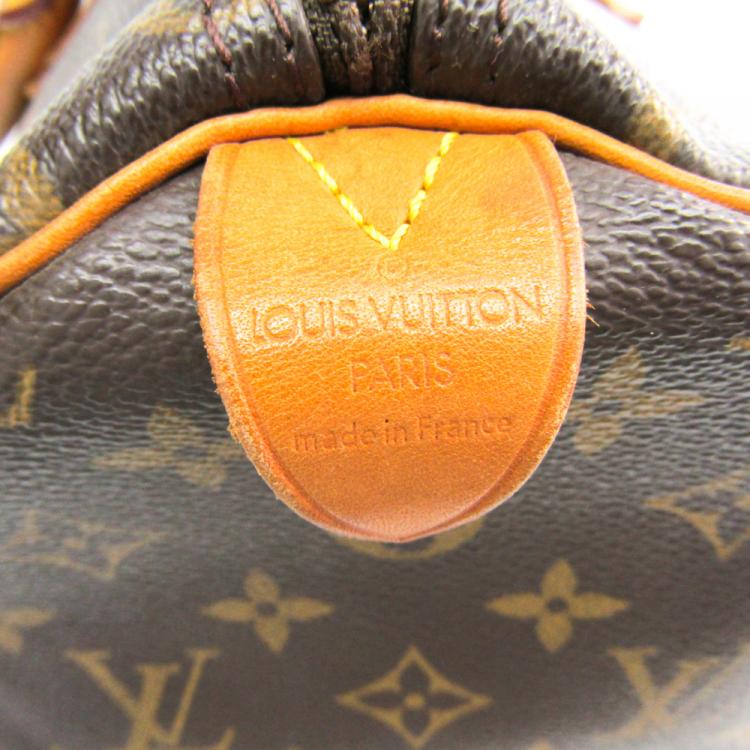 Pre Owned Louis Vuitton Monogram Canvas Speedy 35 Bag