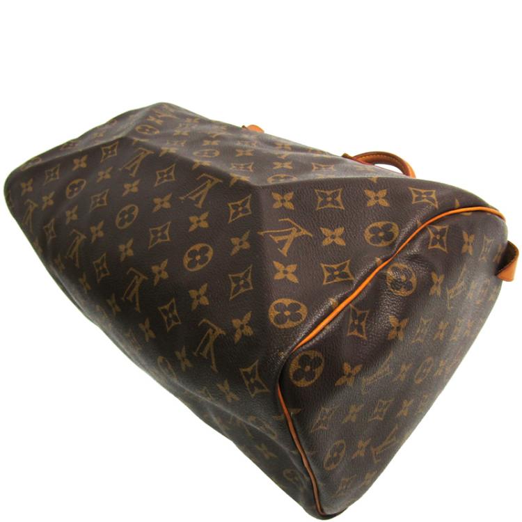 Pre Owned Louis Vuitton Monogram Canvas Speedy 35 Bag