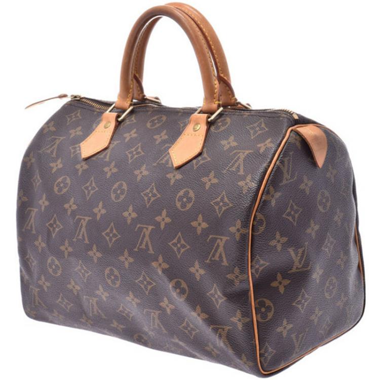 Pre Owned Louis Vuitton Monogram Canvas Speedy 30 Bag