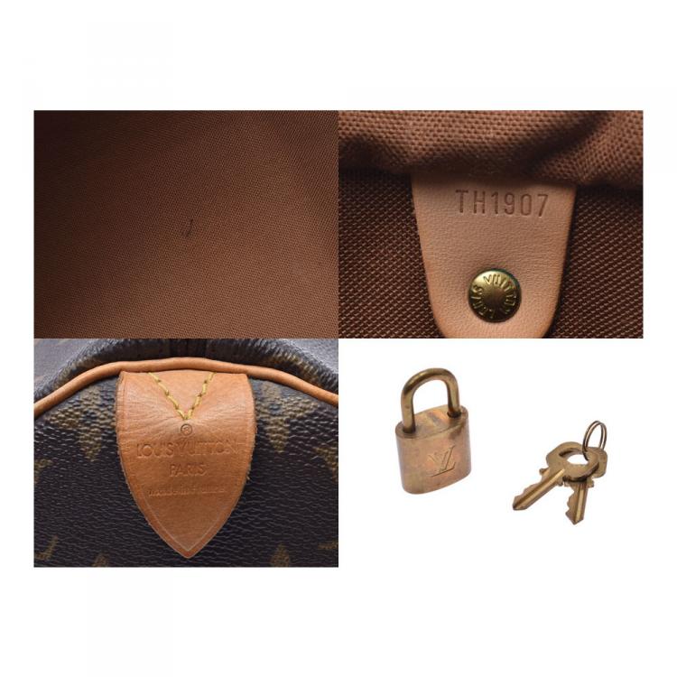 Pre Owned Louis Vuitton Monogram Canvas Speedy 30 Bag
