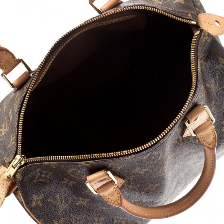 Pre Owned Louis Vuitton Monogram Canvas Speedy 30 Bag