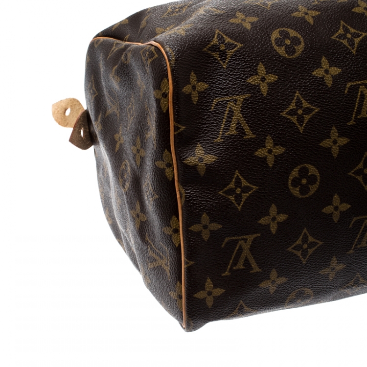 Pre Owned Louis Vuitton Monogram Canvas Speedy 30 Bag