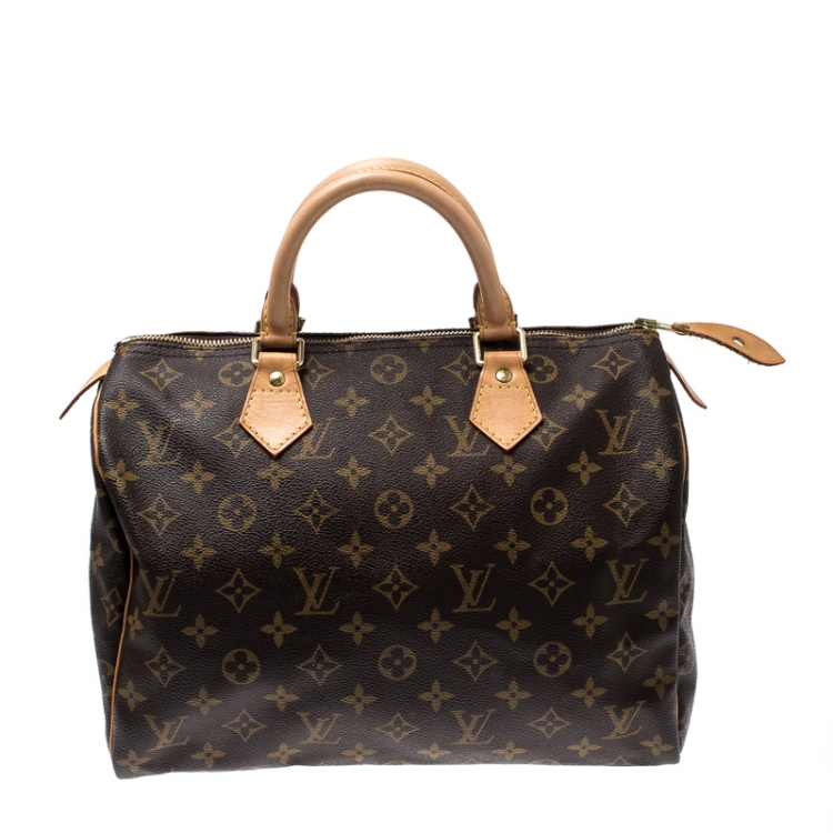Pre Owned Louis Vuitton Monogram Canvas Speedy 30 Bag