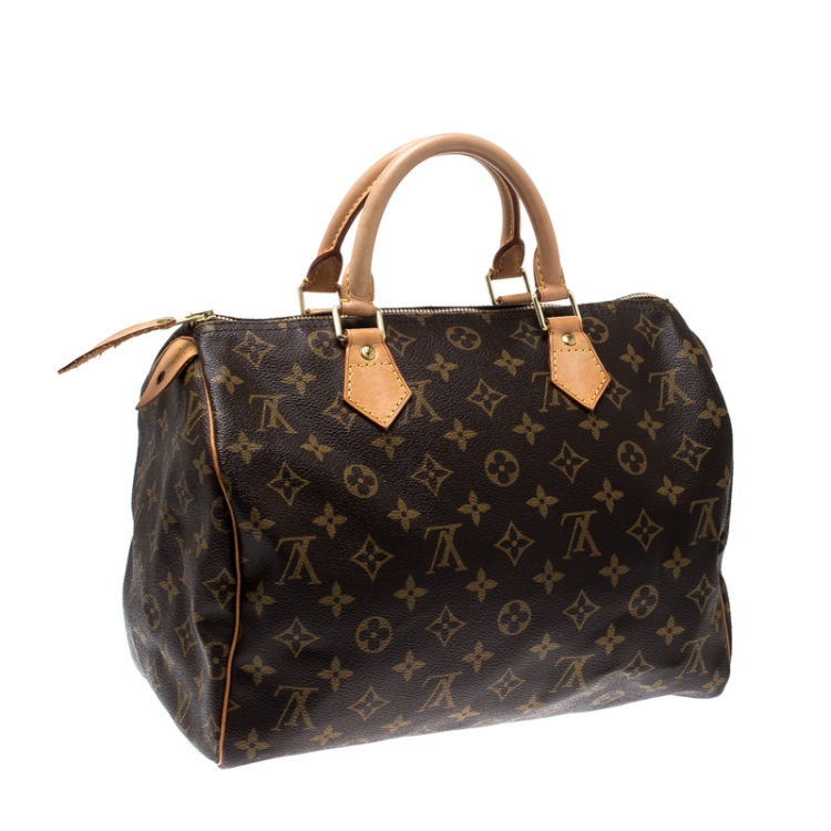 Pre Owned Louis Vuitton Monogram Canvas Speedy 30 Bag