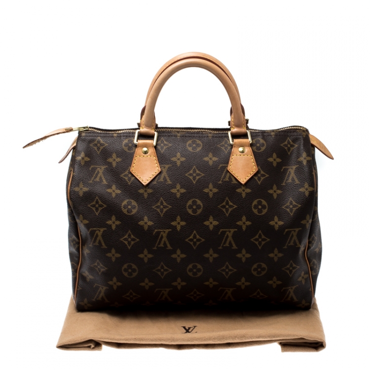 Pre Owned Louis Vuitton Monogram Canvas Speedy 30 Bag