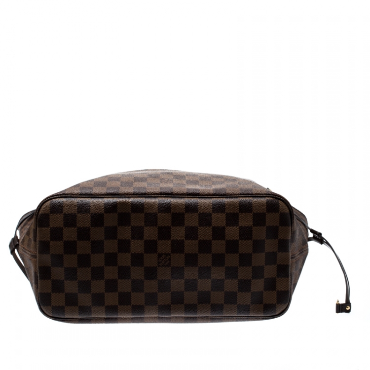 Pre Owned Louis Vuitton Damier Ebene Canvas Neverfull MM Bag