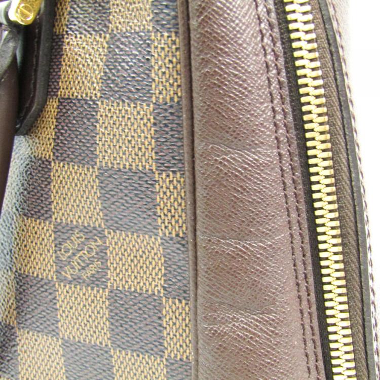Pre Owned Louis Vuitton Damier Ebene Canvas Brera Bag