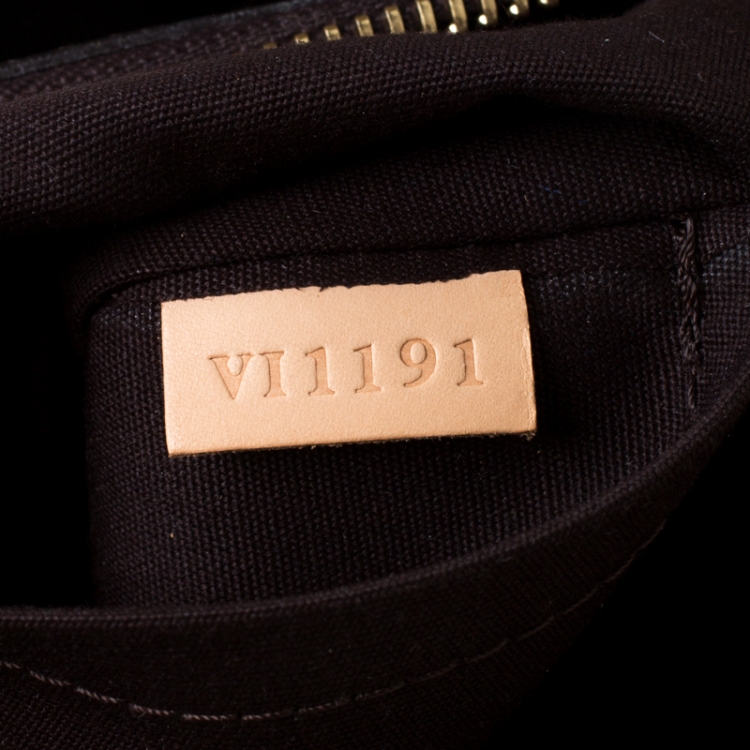 Pre Owned Louis Vuitton Terre D’Ombre Monogram Vernis Melrose Avenue Bag