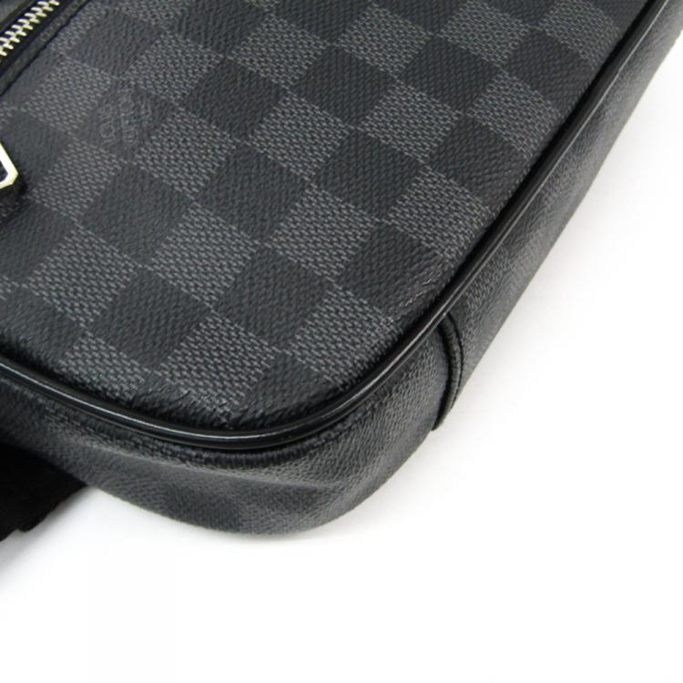 Pre Owned Louis Vuitton Damier Graphite Canvas Ambler Fanny Pack